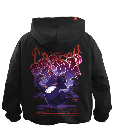 Hoodie Gengar Pokemon Oversized Unisex