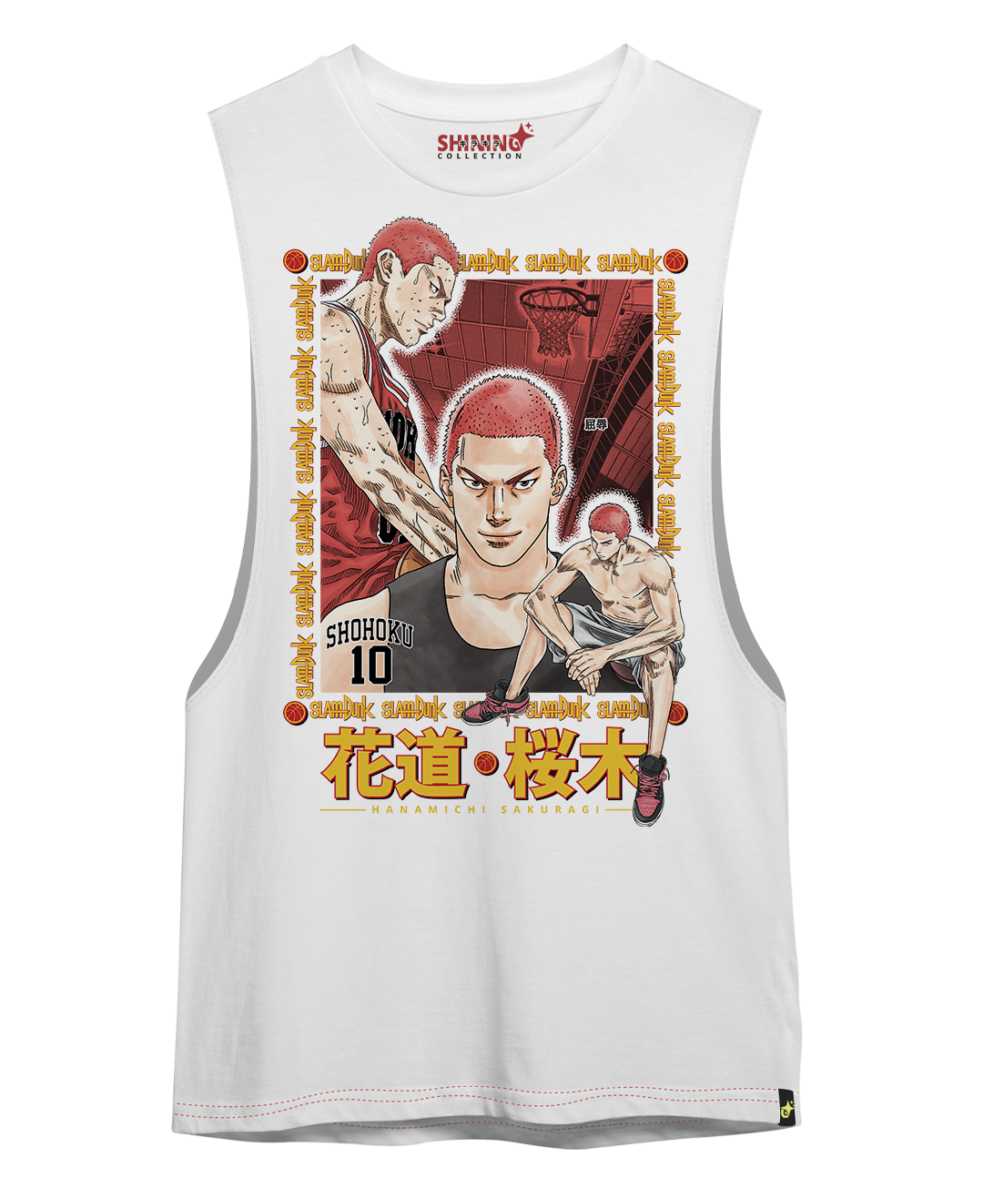 Polera Hanamichi Sakuragide Slamdunk Oversized Long Fit Unisex