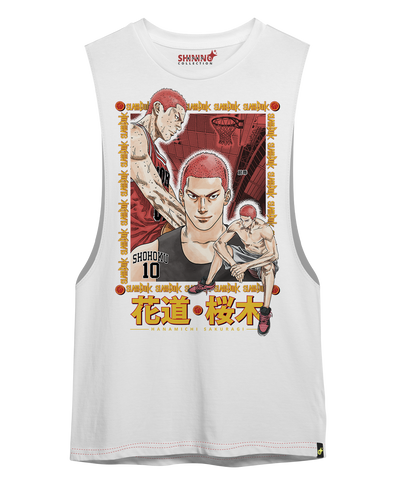 Polera Hanamichi Sakuragide Slamdunk Oversized Long Fit Unisex