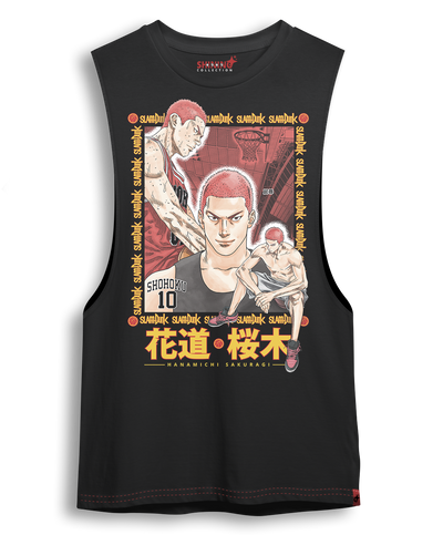 Polera Hanamichi Sakuragide Slamdunk Oversized Long Fit Unisex