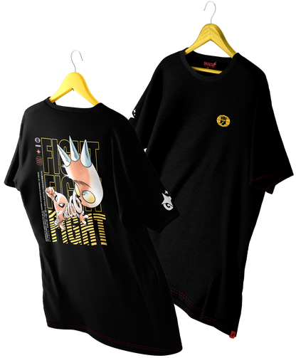 Polera HitmonLee Fight Pokemon Oversized Long Fit Unisex