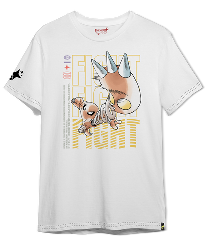 Polera HitmonLee Fight Pokemon Oversized Long Fit Unisex