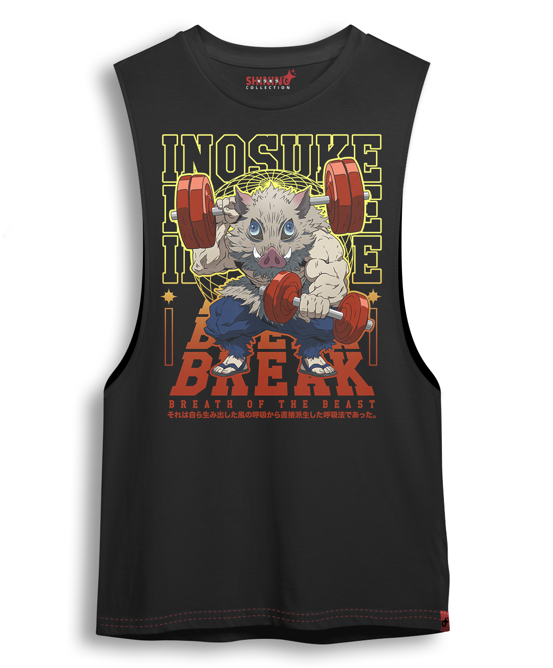 Polera Inosuke - Kimetsu No Yaiba Oversize Long Fit Unisex