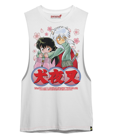 Polera Inuyasha y Kagome Oversized Long Fit Unisex