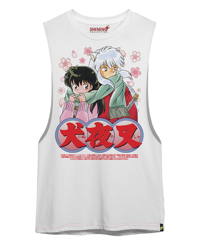 Polera Inuyasha y Kagome Oversized Long Fit Unisex