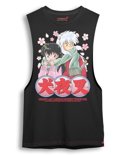 Polera Inuyasha y Kagome Oversized Long Fit Unisex