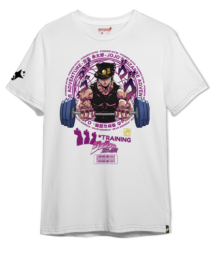 Polera Jotaro Kujo Gym - Jojo's Bizarre Adventure Long Fit Unisex