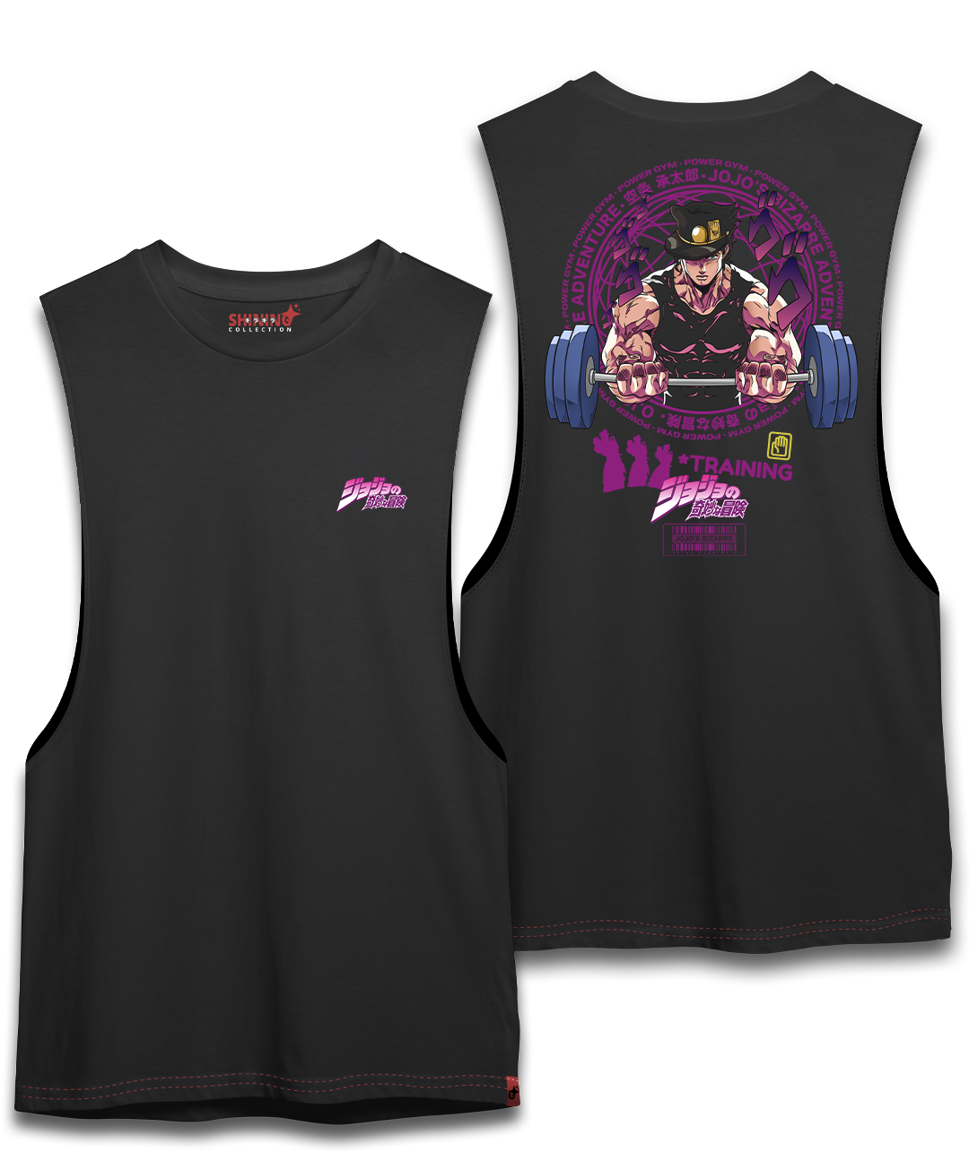 Polera Jotaro Kujo Gym - Jojo's Bizarre Adventure Long Fit Unisex