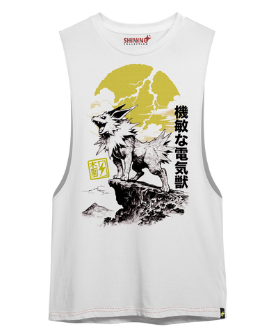 Polera Jolteon "Bestia del Trueno" – Oversized Long Fit Unisex