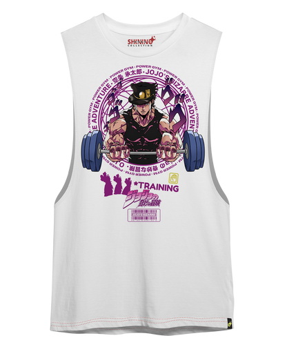 Polera Jotaro Kujo Gym - Jojo's Bizarre Adventure Long Fit Unisex