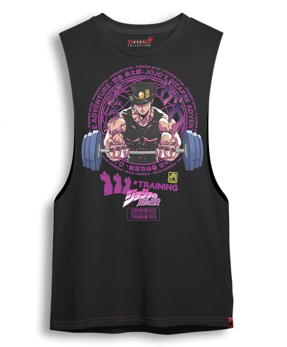 Polera Jotaro Kujo Gym - Jojo's Bizarre Adventure Long Fit Unisex