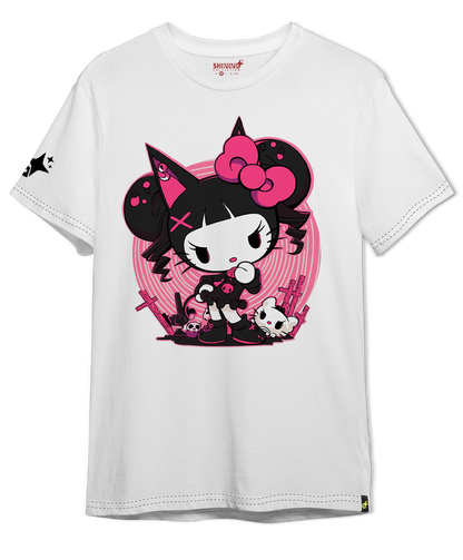Polera KID Kuromi Oversized Long Fit Unisex