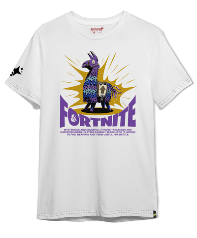 Polera KID Llama - Fortnite Oversized Long Fit Unisex