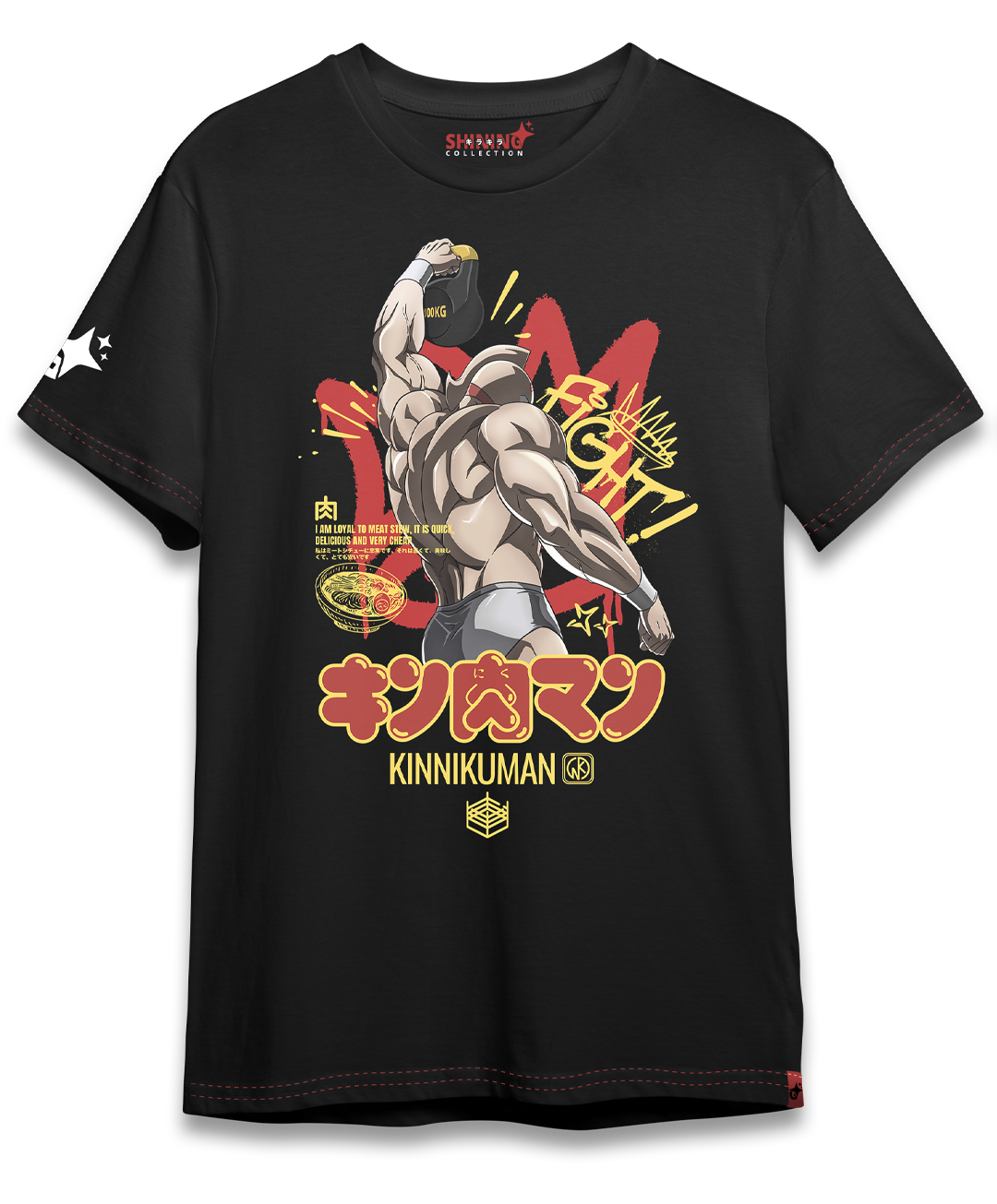 Polera Kinnikuman: Héroes de la Lucha - Oversized Long Fit Unisex