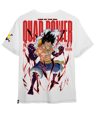 Polera Full Art Luffy SnakeMan - One piece - Oversized Long Fit Unisex