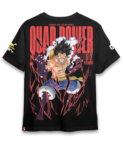Polera Full Art Luffy SnakeMan - One piece - Oversized Long Fit Unisex
