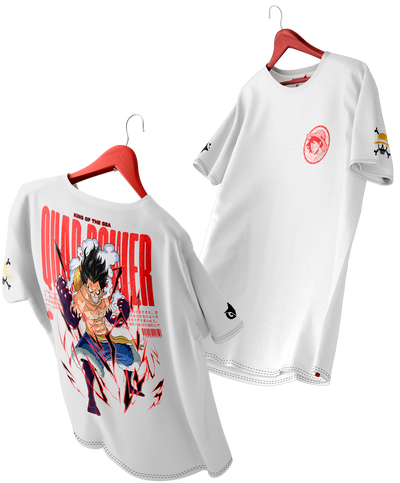 Polera Full Art Luffy SnakeMan - One piece - Oversized Long Fit Unisex