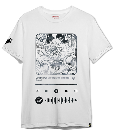 Polera Spotify - Tambores Gear 5 Oversized Long Fit Unisex