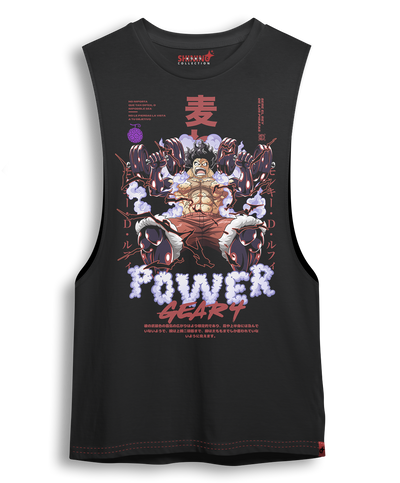 Polera Luffy Gear 4 Gym One Piece Oversized Long Fit Unisex