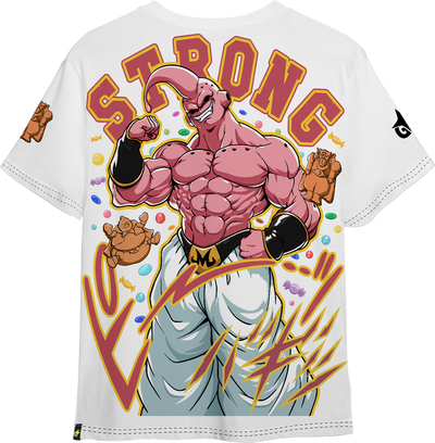 Polera Majin Buu Full Art | Strong - Dragon Ball Z - Oversized Long Fit Unisex