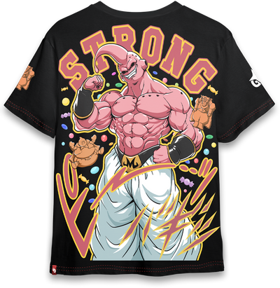 Polera Majin Buu Full Art | Strong - Dragon Ball Z - Oversized Long Fit Unisex