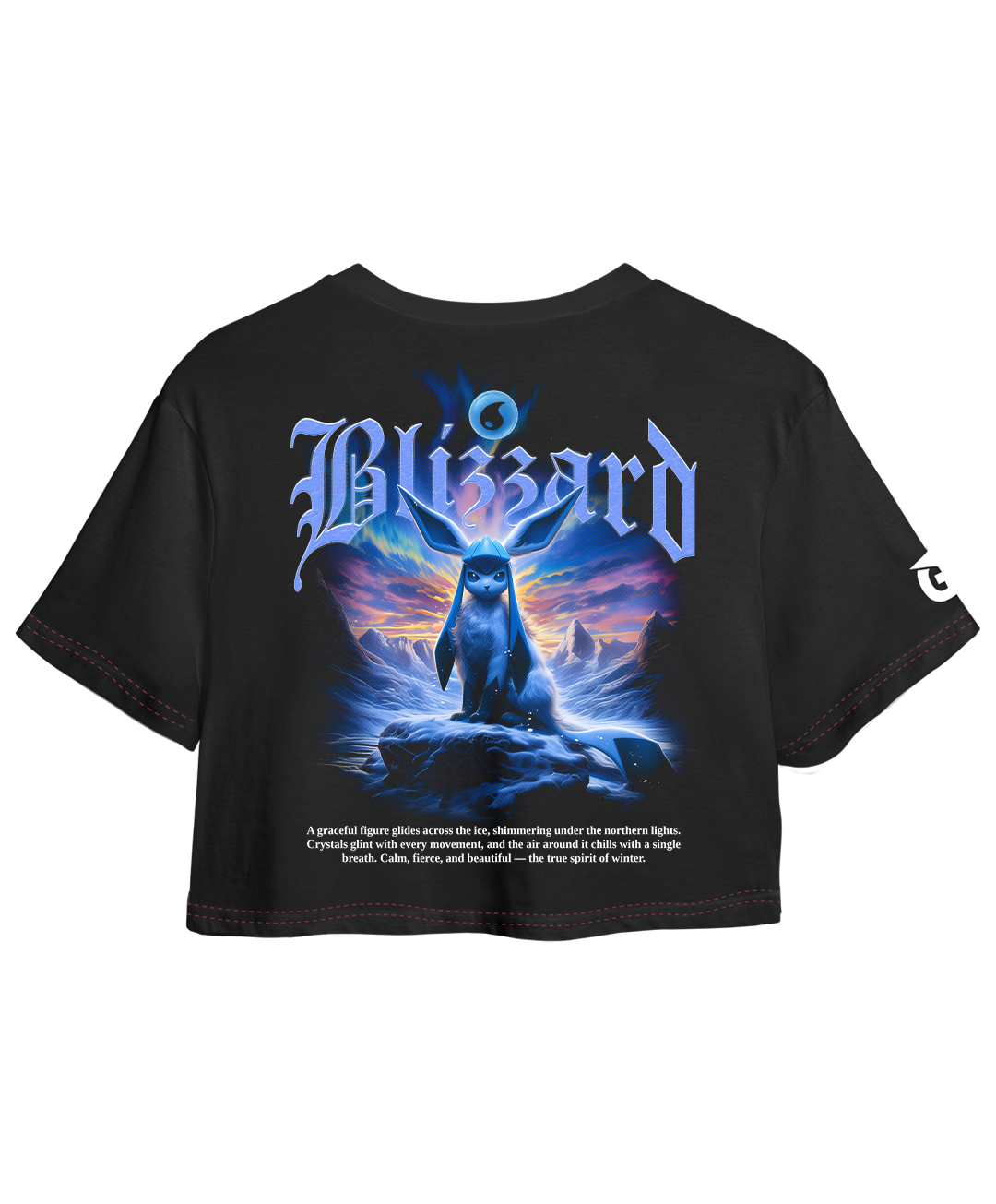 Crop Con Mangas "Blizzard" – Oversized Long Fit Unisex