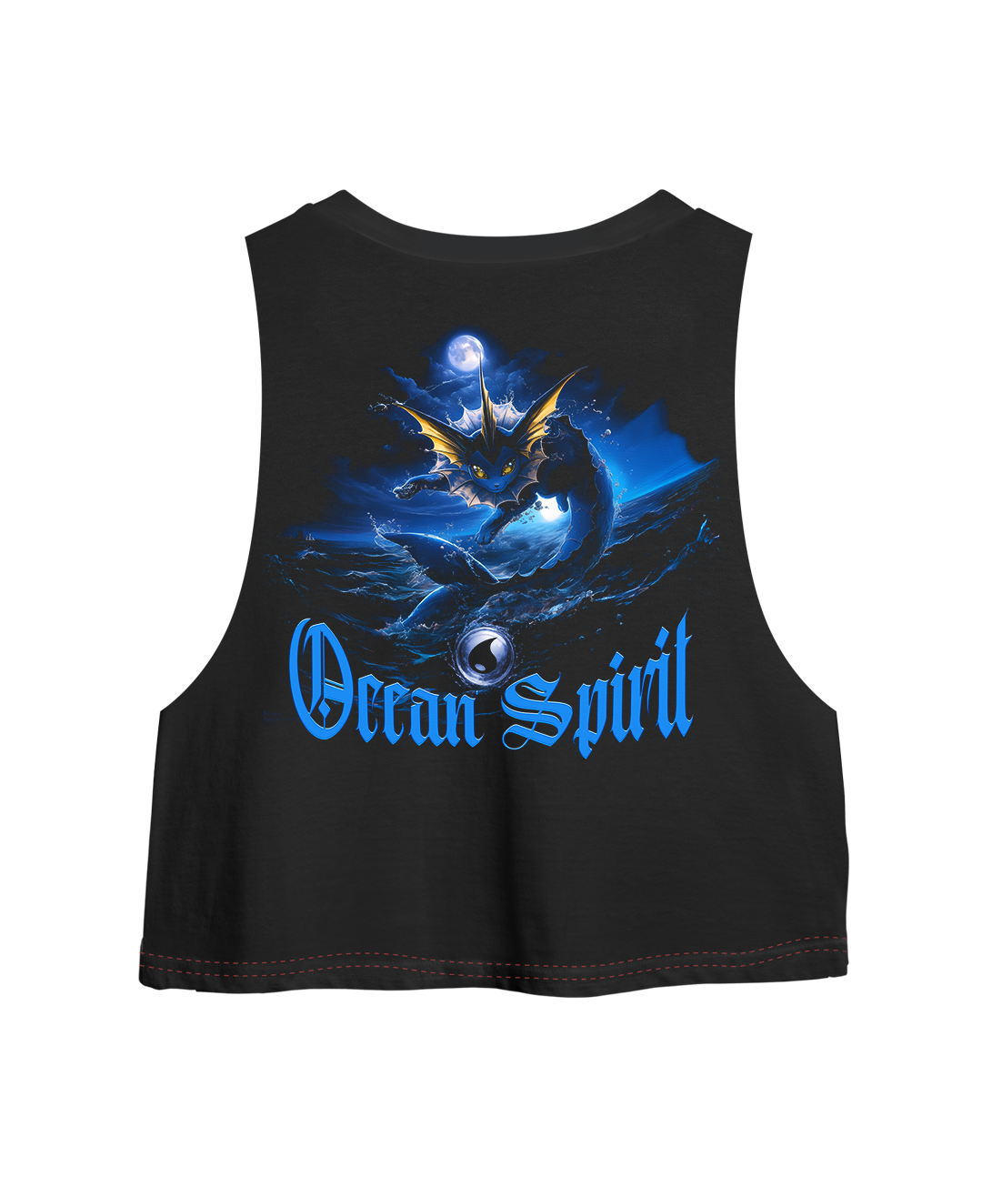 Crop Sin Mangas Ocean Spirit –  Oversized Long Fit Unisex