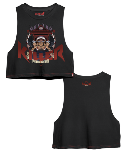 Crop Sin Mangas Sukuna Gym - Jujutsu Kaisen - Oversized Long Fit Unisex