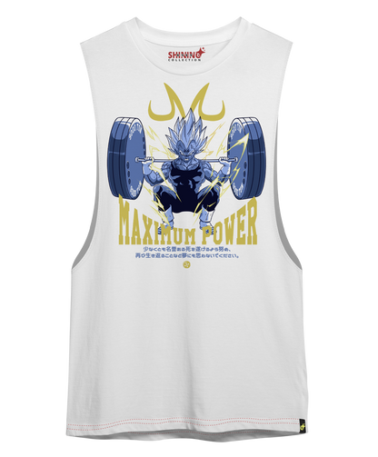 Polera Dragon Ball Majin Vegeta Gym Oversized Long Fit Unisex