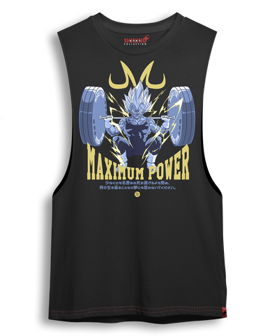 Polera Dragon Ball Majin Vegeta Gym Oversized Long Fit Unisex