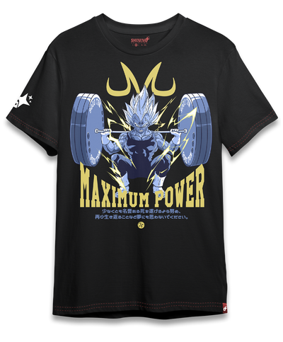 Polera Dragon Ball Majin Vegeta Gym Oversized Long Fit Unisex
