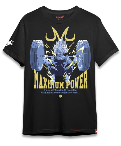 Polera Dragon Ball Majin Vegeta Gym Oversized Long Fit Unisex