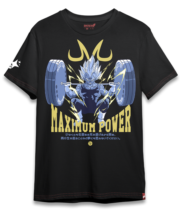 Polera Dragon Ball Majin Vegeta Gym Oversized Long Fit Unisex