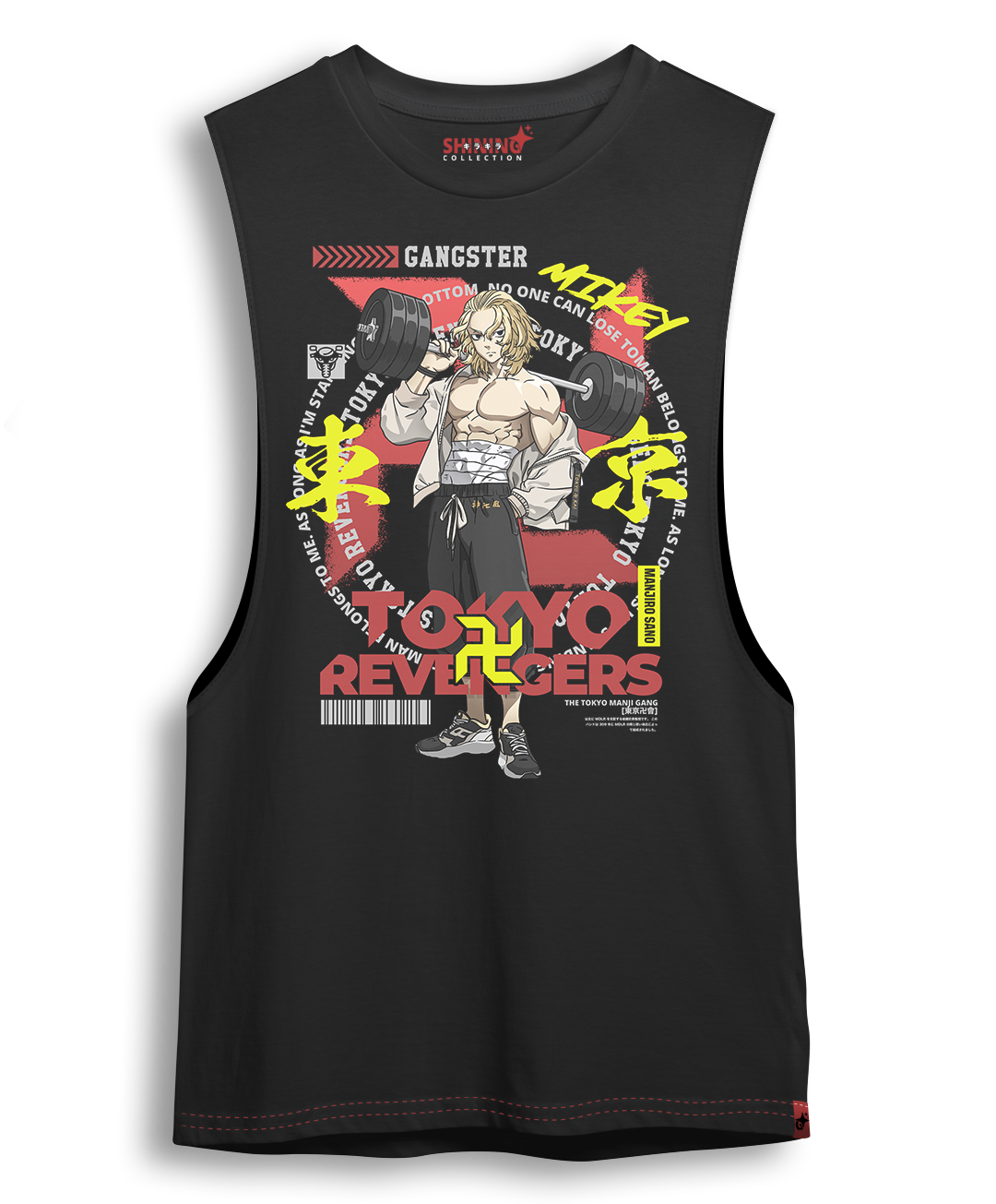 Polera Manjiro Sano - Tokyo Revengers Oversized Long Fit Unisex