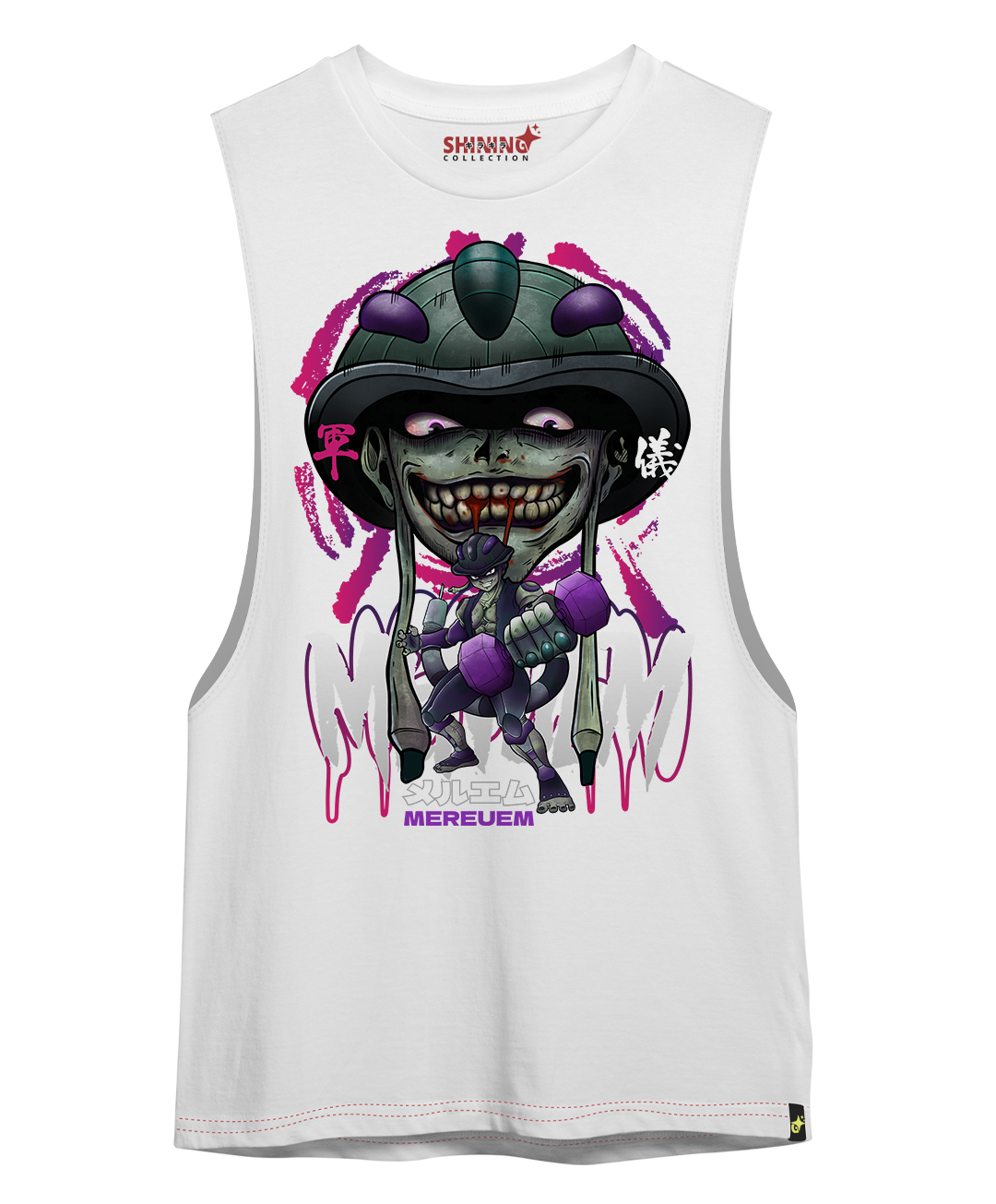 Polera Furia Real: Meruem Desatado - Hunter X Oversized Long Fit Unisex