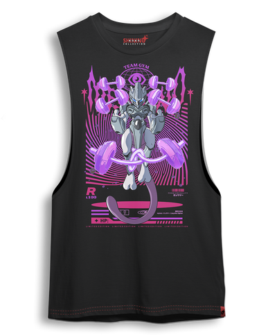 Polera Mewtwo Armored Gym - Pokemon Long Fit Unisex