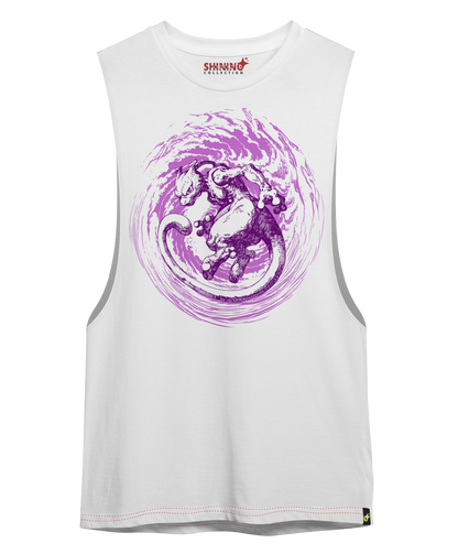Polera Mewtwo Tec. Achurado Pokémon Oversized Long Fit Unisex
