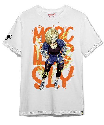 Polera Androide 18 - Dragon ball Z - Oversized Long Fit Unisex