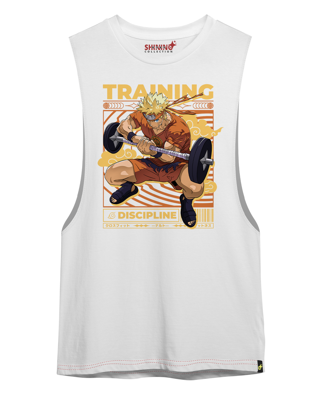 Polera Naruto Training Oversized Long Fit Unisex