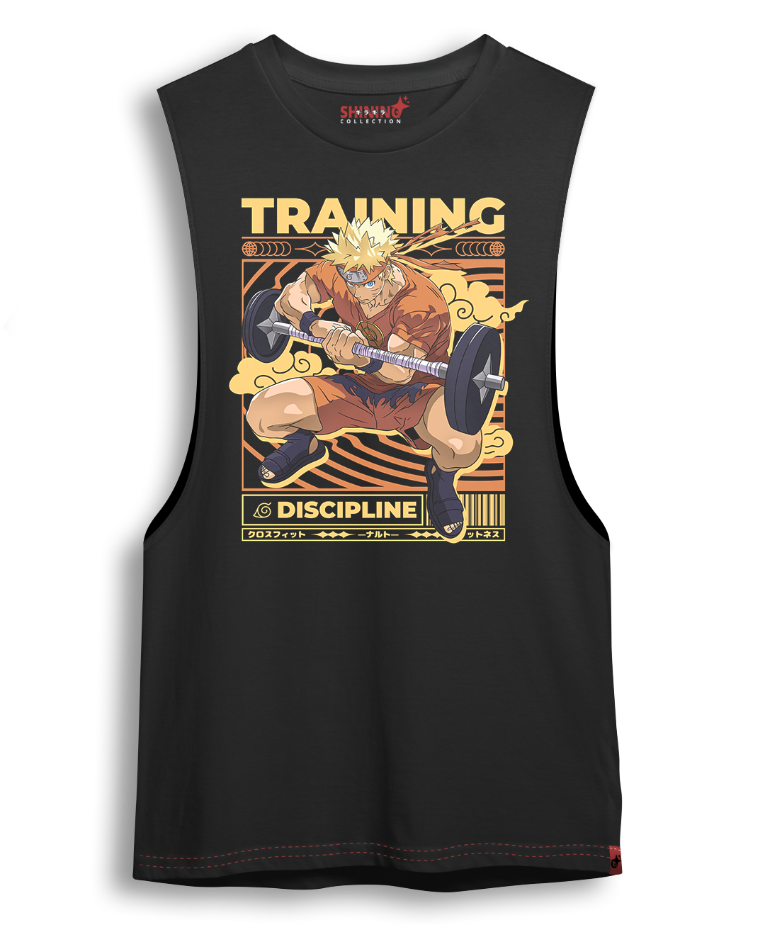 Polera Naruto Training Oversized Long Fit Unisex