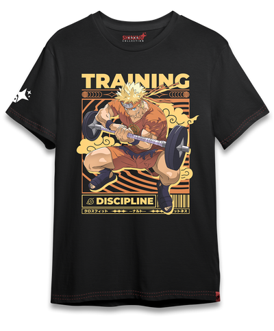 Polera Naruto Training Oversized Long Fit Unisex