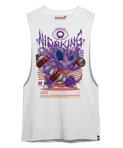 Polera Nidoking Gym - Pokemon Long Fit Unisex