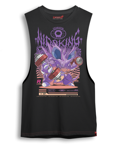 Polera Nidoking Gym - Pokemon Long Fit Unisex