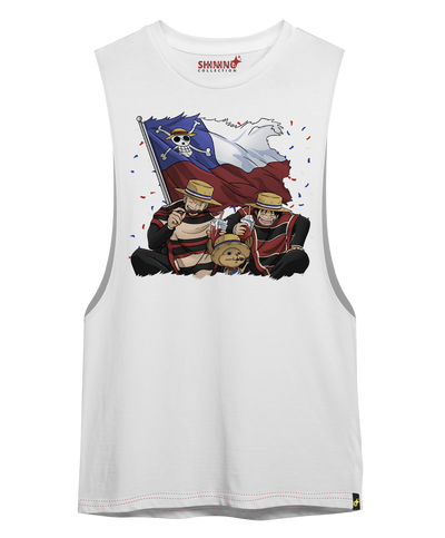 Polera One Piece Chile Oversized Long Fit Unisex