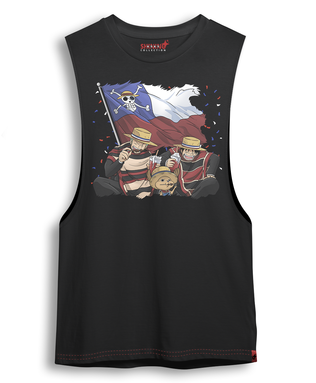 Polera One Piece Chile Oversized Long Fit Unisex