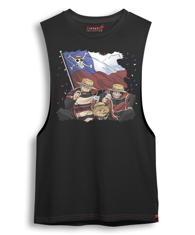 Polera One Piece Chile Oversized Long Fit Unisex