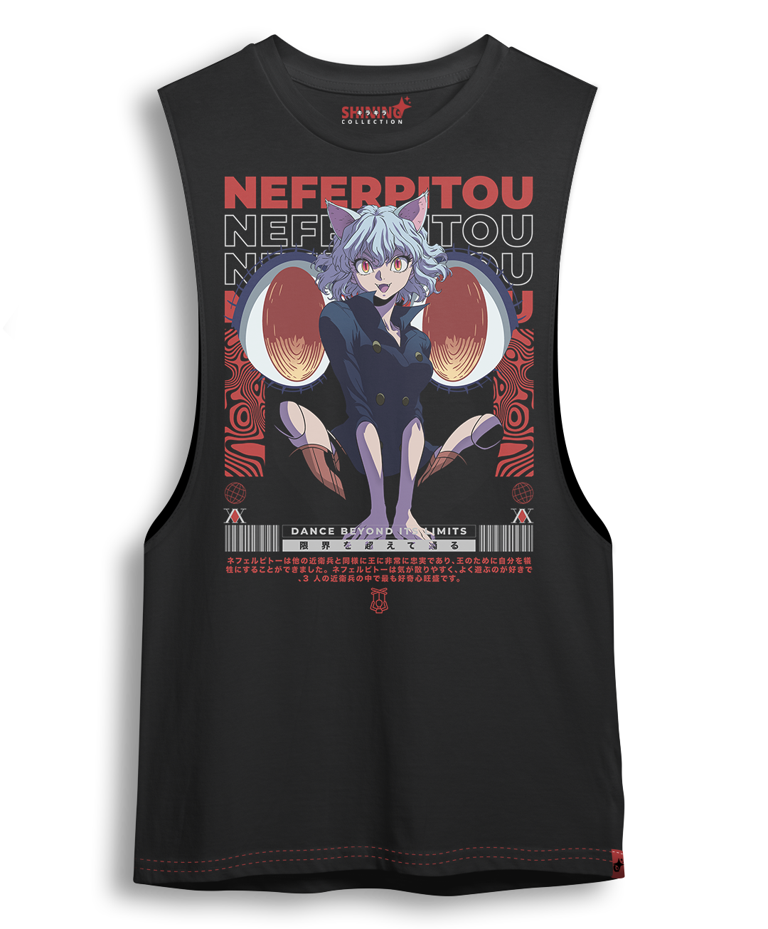 Polera Neferpitou - Hunter X - Oversized Long Fit Unisex