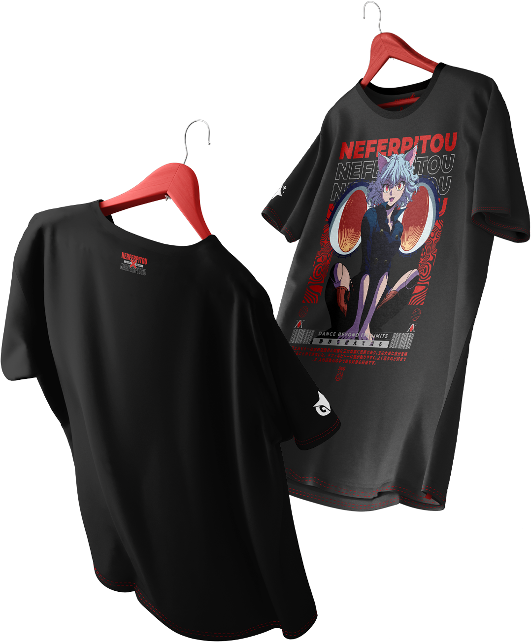 Polera Neferpitou - Hunter X - Oversized Long Fit Unisex