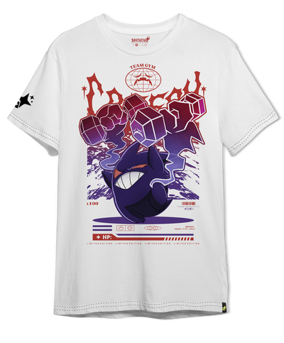 Polera Gengar Gym - Pokemon Long Fit Unisex