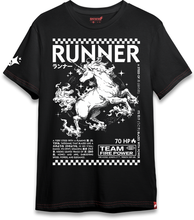 Polera Runner – Fire Power Team (Rapidash) - Pokemon Long Fit Unisex